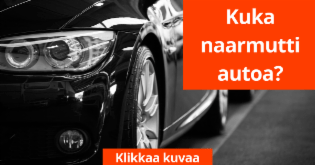 Kuka naarmutti autoa